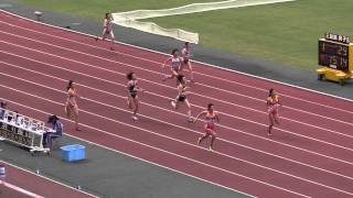 62th全実 女子400m決勝 青木沙弥佳 53.34