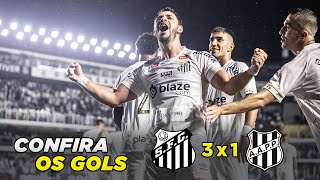 Confira os gols | Santos 3x1 Ponte Preta | Peixe vence na estreia da Vila na temporada