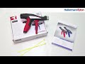 manual cable tie gun how to adjust the tension of the evo9