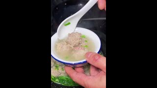 適合老人和小孩子的肉丸湯來了#肉丸湯