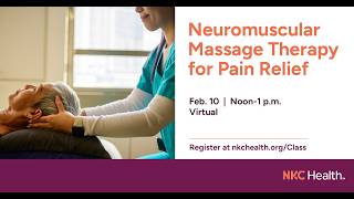 Neuromuscular Massage Therapy for Pain Relief