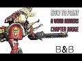 How to paint a Word Bearers Chapter Badge