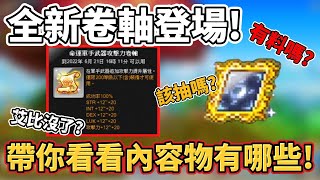 【新楓之谷】新卷軸登場啦!!無課小資面臨危機?三分鐘搞懂魔法畫框裡的內容物有哪些!