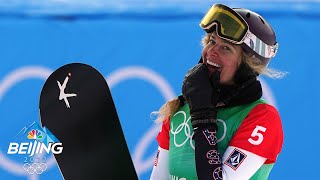 FINALLY! Lindsey Jacobellis gets her snowboard cross gold | Winter Olympics 2022 | NBC Sports