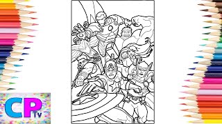 Avengers Coloring Pages/Hulk/Black Widow/Iron Man/Thor/Marin Hoxha & Caravn - Eternal [NCS Release]