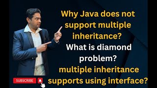 Diamond Problem | Why Java does not support multiple inheritance? by Naren