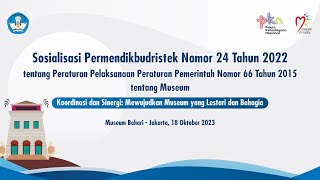 Sosialisasi Permendikbudristek Nomor 24 Tahun 2022