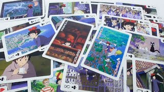 シーンがいっぱいトランプ 魔女の宅急便 トランプ Whisper of the Heart Playing cards with lots of scenes（Studio Ghibli）