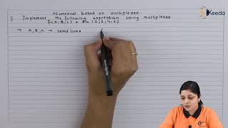 Numerical Based on Multiplexer Type 2 (Example 1) | Number System and Code | Digital Electronics