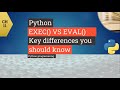Python tutorial - Python  exec - Python eval - Differences  - How to use exec and eval  in python
