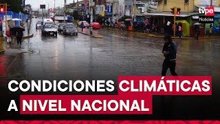 Senamhi: estas son las condiciones climáticas a nivel nacional