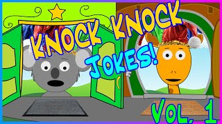 Knock Knock Jokes For Kids | Vol. 1 | As Told By.. Koala & Giraffe :)
