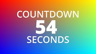54 sec TIMER - 54 seconds COUNTDOWN