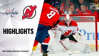 NHL Highlights | Capitals @ Devils 12/20/19