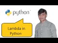 20. Lambda in Python | Anonymous Function in Python | Python Basics