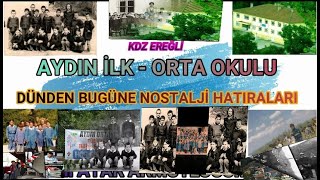 NOSTALJİ DOLU AYDIN İLK ORTAOKULU DÜNDEN BUGÜNE SİYAH BEYAZ GEZİNTİSİ