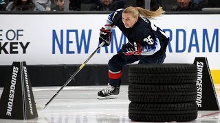 Kendall Coyne Schofield makes history in Fastest Skater