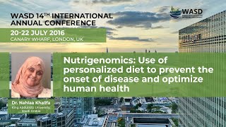 Nutrigenomics: Use of personalized diet to prevent the onset of disease and optimize human health