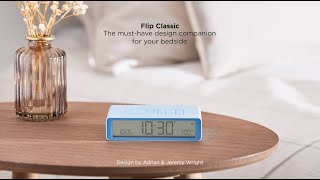 Lexon Flip Classic, the new generation of our reversible alarm clock