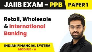 Retail, Wholesale & International Banking | Indian Financial System (Module A) | JAIIB | PPB Paper 1