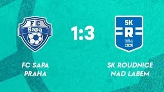 Sestřih utkání Sapa Praha - SK ROUDNICE 1:3 (1:1)