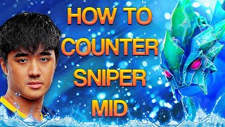 ABED Know How to Counter SNIPER on Mid Lane | New Meta Aghanim + Hex Item Build | Dota 2