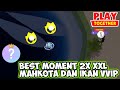 best moment mancing ikan xxl mahkota dan ikan vvip play together