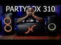 JBL PARTYBOX 310 First Impressions, Unboxing & Sound Sample | She Is BIG!