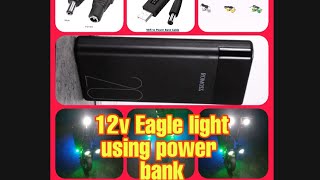 Paano mag install ng 12v eagle light using powerbank  #electricescooter