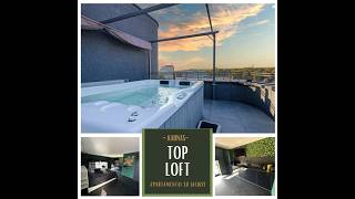 Top Loft Kaunas - stilingi studio apartamentai su džiakuzi ir terasa Kauno centre.