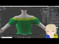 【vtuber】3dモデリング作業配信　 1【vroidからblender】