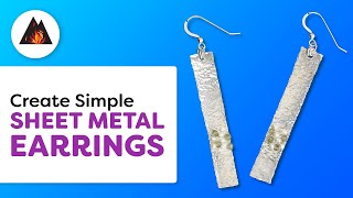 Simple Sheet Metal Earrings