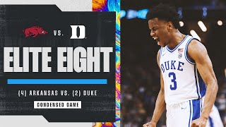 Duke vs. Arkansas - Elite Eight NCAA tournament extended highlights