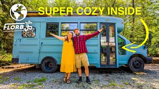 They Converted a Short Bus to a Cabin in the Woods