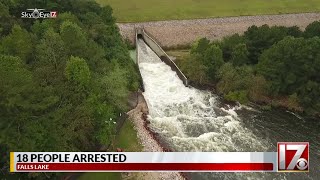 Digital Desk: 18 arrested at Falls Lake for 'large parties'