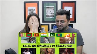 Pakistani Reacts to Guess the Languages of the SONGS from South Asia || Languages of South Asia