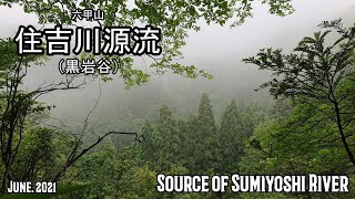 《住吉川 源流》 小雨の中 住吉川の源流を探しに😙