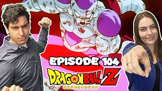 FRIEZA GOT BUTCHERED! Girlfriend Reacts To Dragon Ball Z - Episode 104