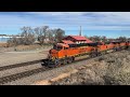 peak season action on the bnsf southern transcon late november 2024