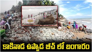 కాకినాడ ఉప్పాడ బీచ్ లో బంగారం! Gold in Kakinada Uppada beach | Y Cube Media