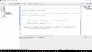 Java Programming 1 - Chapter 3 Exercises Part 2 (8, 11, & 12)
