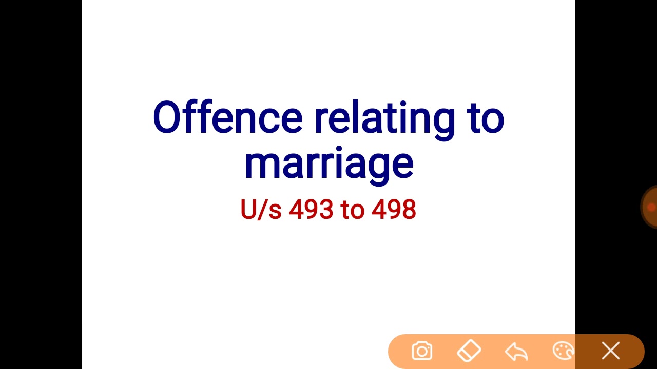 Offence Relating To Marriage | Bigamy | Section 493 | Section 494 ...