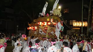 令和4年 南之町 宮入 地車 海老江八坂神社夏祭り だんじり祭