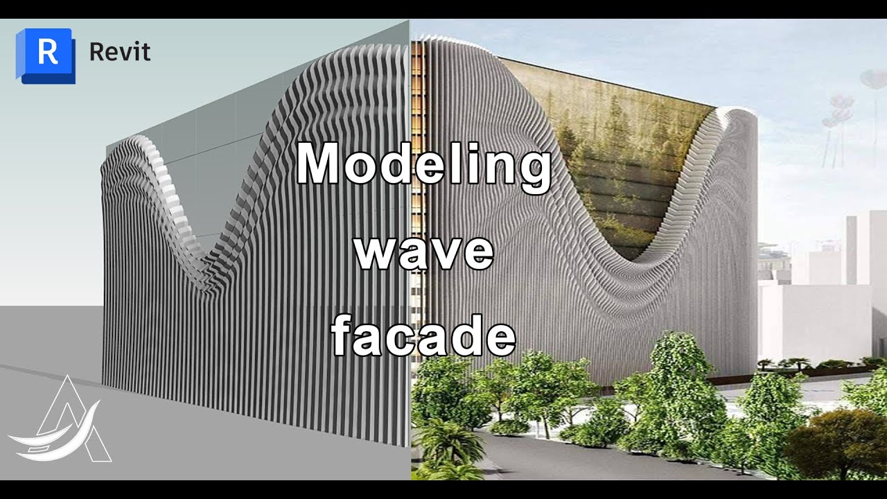 Modeling Wave Facade Using Revit Massing Youtube