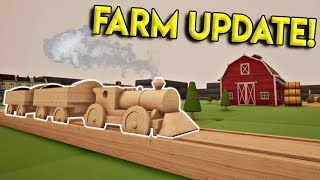 NEW FARM TOWN & HAULING CARGO! - Tracks- The Train Set Game Gameplay- Stunts & Crashes
