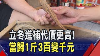 當歸.枸杞今年漲3倍！立冬民眾進補荷包吃緊...東北季風增強新北低溫探15.1度｜非凡財經新聞｜20241107