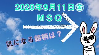 2020年9月11日の気になる銘柄 3556リネットジャパン 1447ITBOOKHD 6599エブレン 2454オールアバウトなどなど