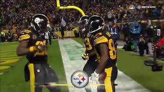 🎄 Remember this helmet catch by AB against the Titans in the Color Rush? Pittsbu
