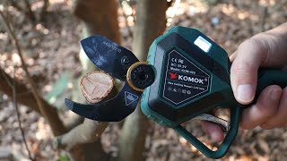 komok cordless electric pruning shears 42mm