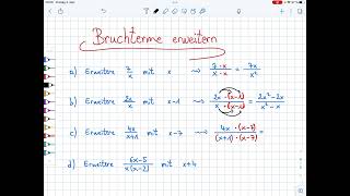 4 - Bruchterme erweitern